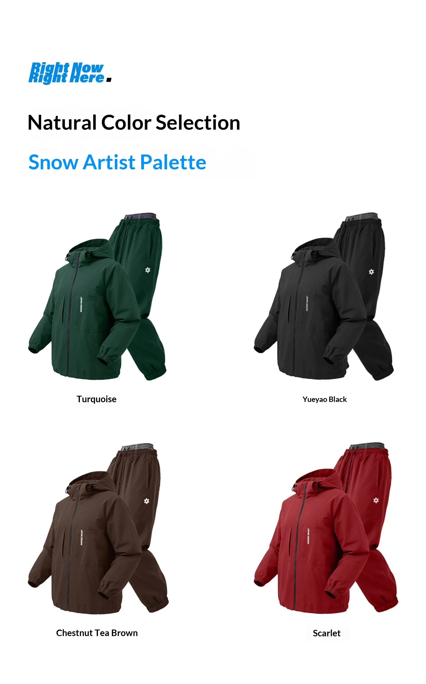 2026 John Snow Unisex 3L Vollständig Versiegelter Skianzug Wasserdicht Winddicht Warm Atmungsaktiv Ski- & Snowboard-Outdoor-Jacke und Hosen-Set – Detail 18