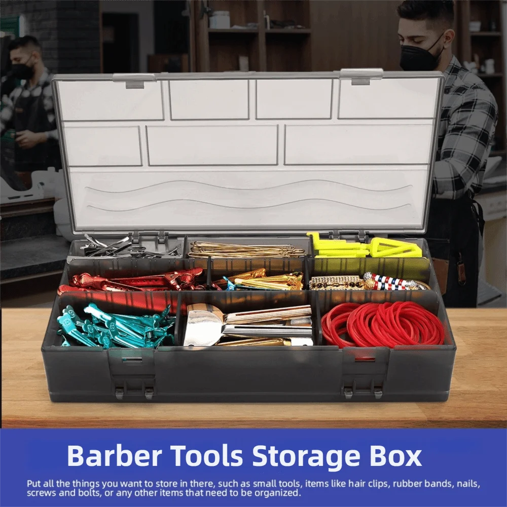 

Вместительный органайзер для парикмахерских инструментов с регулируемыми секциями, экономящий пространство, модный контейнер