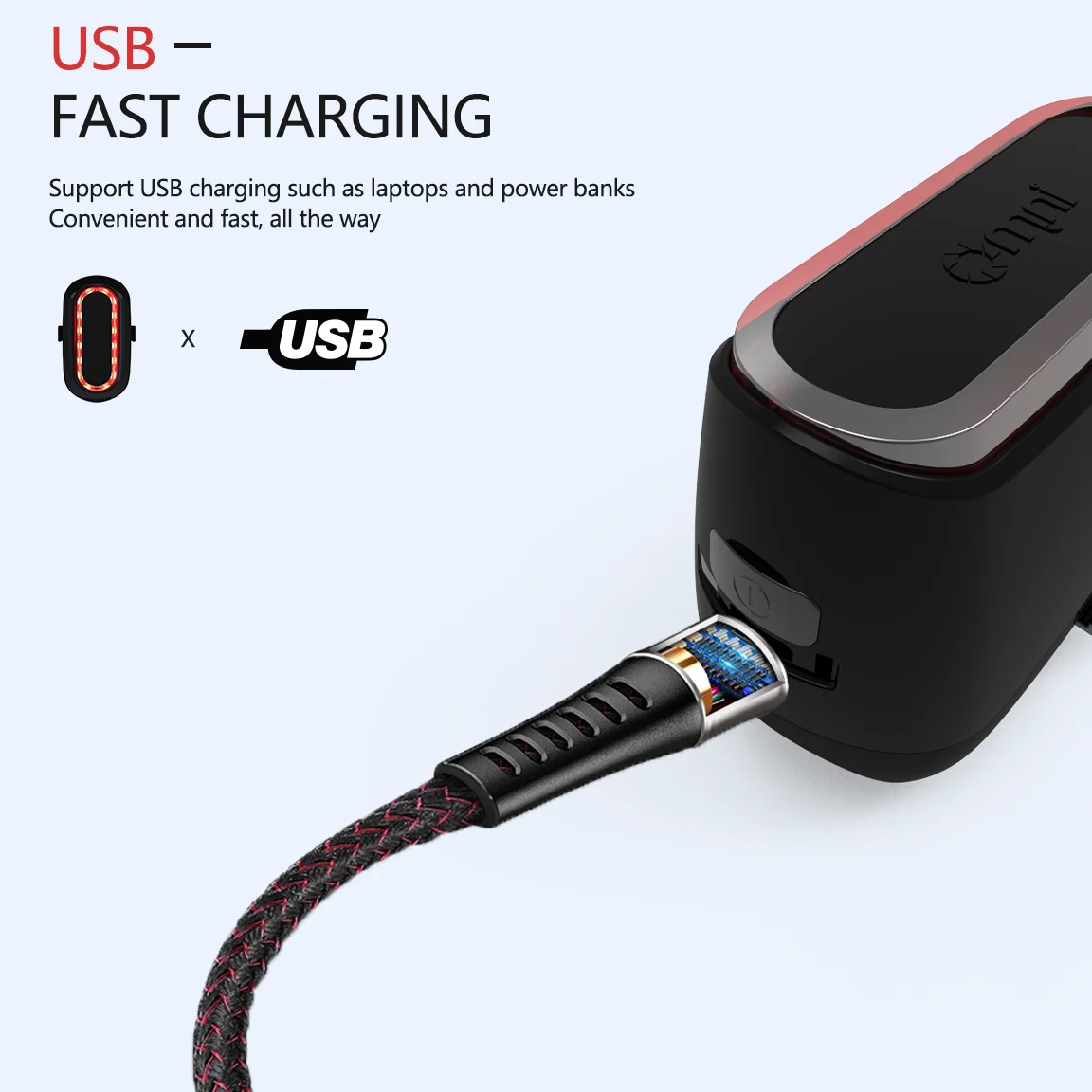 Ebike USB-signaalset Smart Cycle Accessoires Staart Led Mountain Achterlichten Oplaadbare rem Fietsen Fietslicht