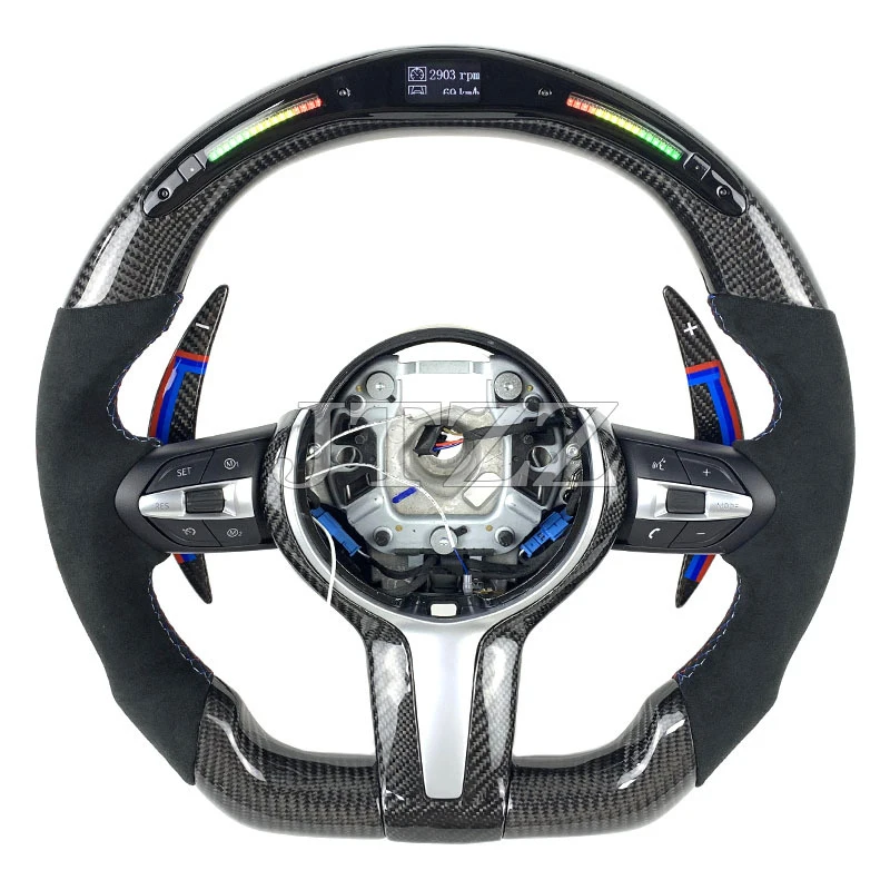 For BMW E46M3E90 3 Series, Real Carbon Fiber Steering Wheel, Car Modification and Upgrade