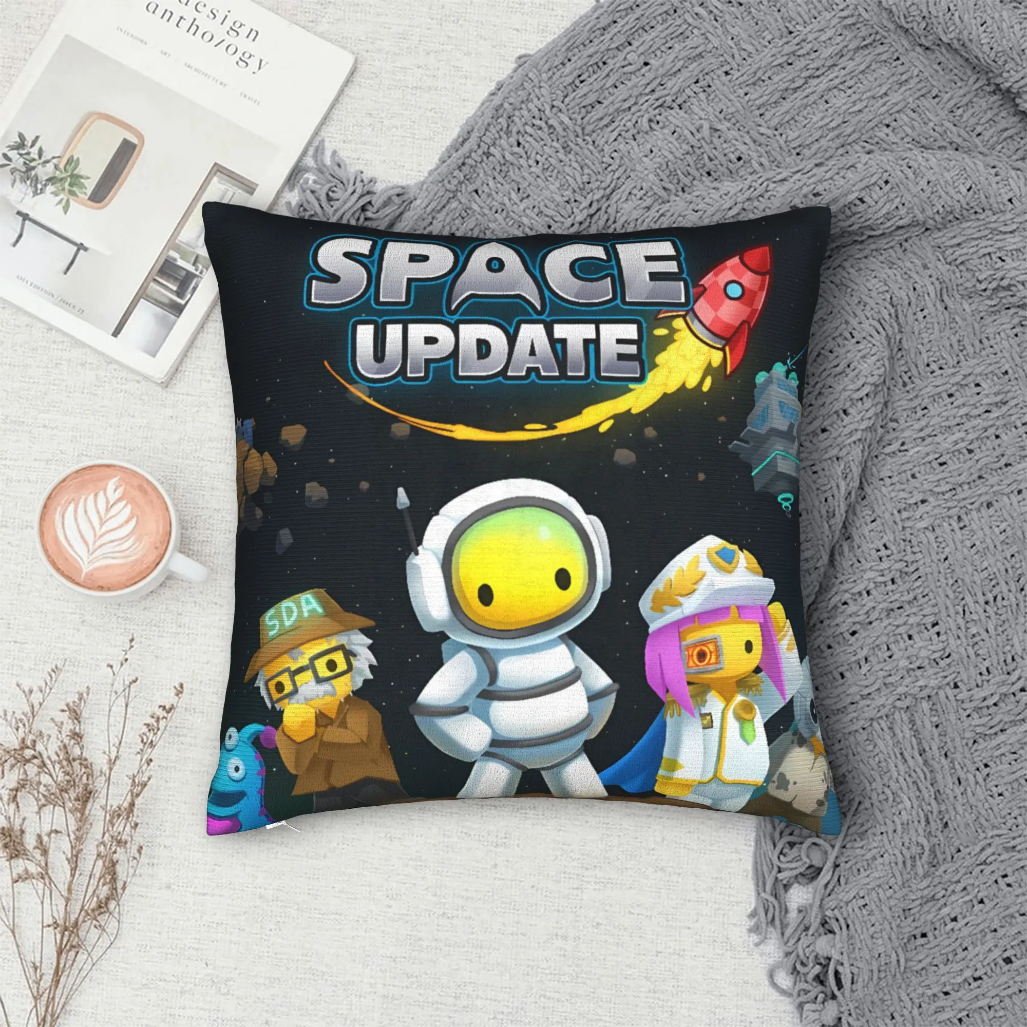 Epic Wobbly Life Space Update Pillow Cover  Graphic Cushion Cover Fashion Pillow Case For Living Room Chair