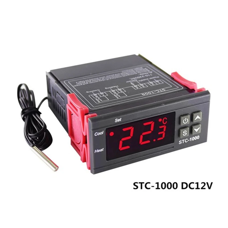 Thermostat stc-1000 aquarium hatchery seafood machine electronic digital display microcomputer temperature controller switch