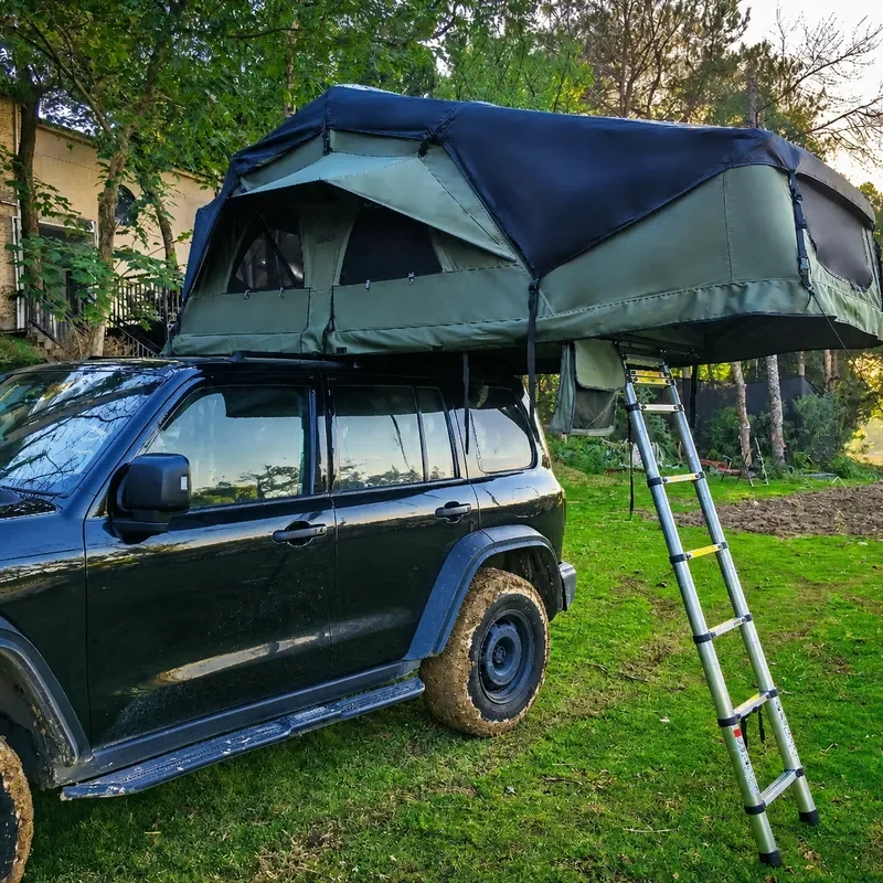Extended Soft Roof Top Tent Off Road Car Camping Tent Outdoor Travel Equipment Wholesale