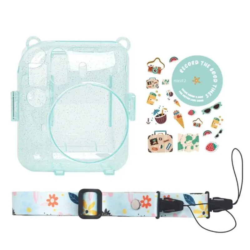 31BA Durable Camera Case with Cartoon Sticker Strap for Mini12 Camera Protectors