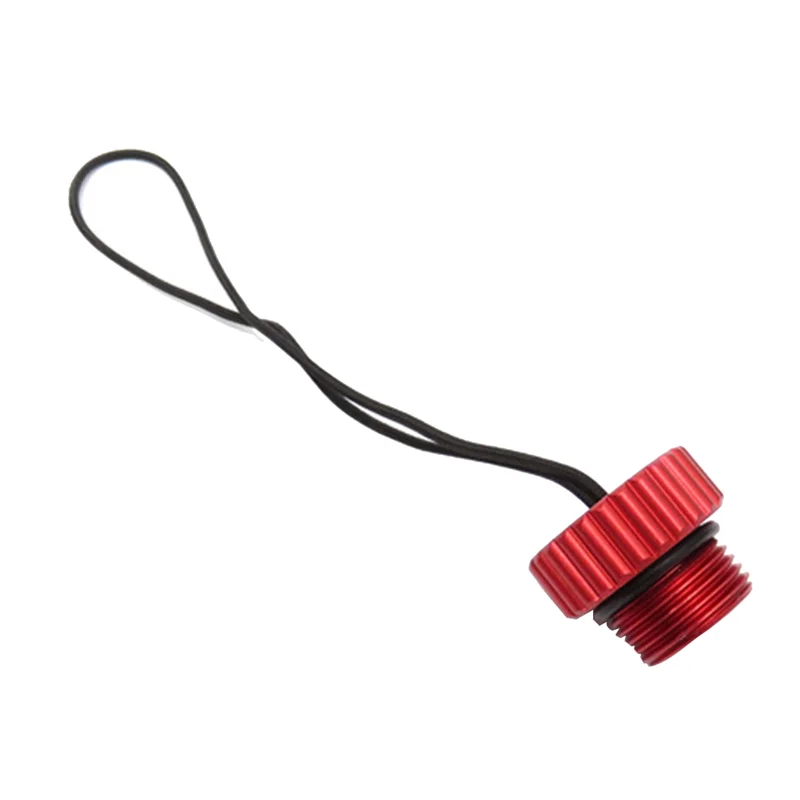 Scuba Diving DIN Tank Valve Threaded Cover 5/8-14NPS Dust Cap Dust Plug Protector Tank Regulator Protection Cover Red