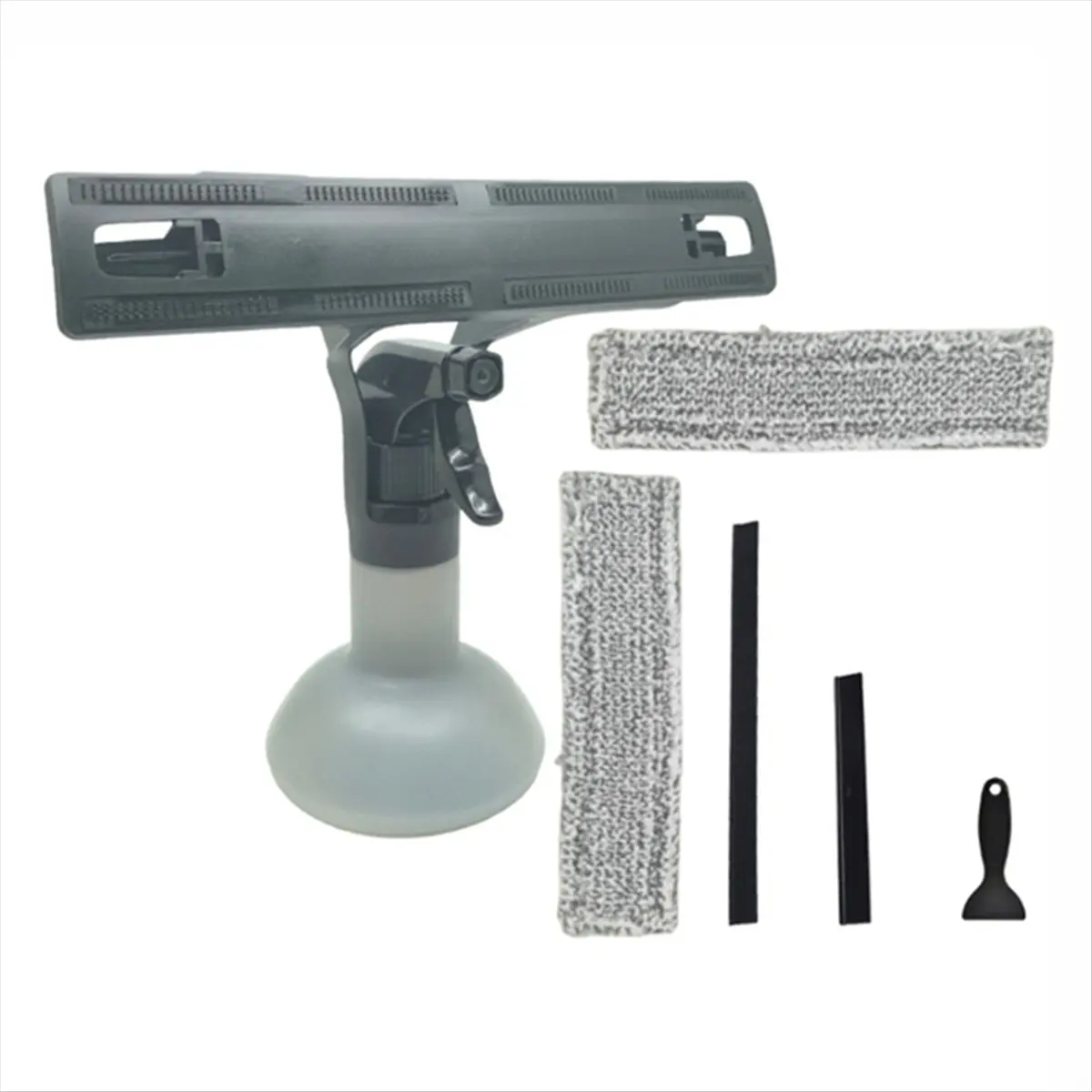 ♠Summer sale♥♦☹ For Kacher WV1 WV2 Window Cleaner Tool Bottle Microfibre Mop Pad Scraper Set Window Vacuum Parts 5.633-176.0