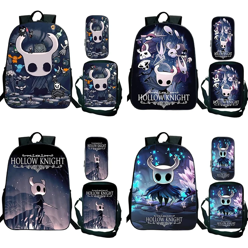 

3 шт. набор полый рыцарский рюкзак для мальчиков и девочек, забавная школьная сумка с героями мультфильмов, водонепроницаемая сумка для книг, большая вместимость, детские рюкзаки, подарки