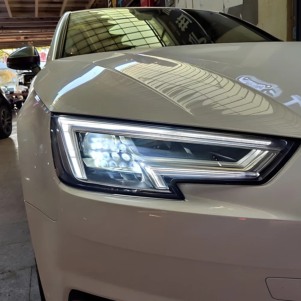 

Upgrade High Configure Car Front lamps Assembly For Audi A4 A4L 2017-2019 LED Auto Headlights Bifocal lens Accessories