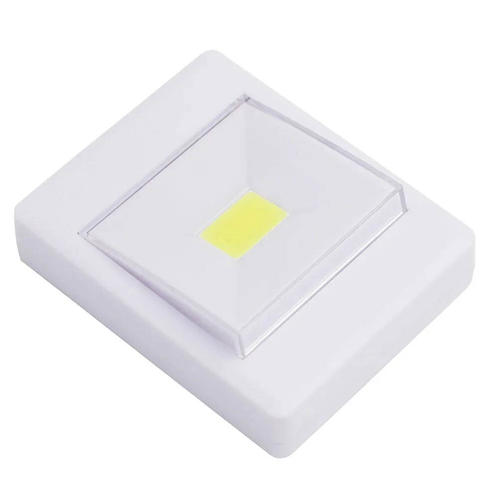 Emergency Cob LED Cabinet Light 500 Lumens Battery Powered Wireless Wall Light with 2 Magnets Double Sided Tape for Closet