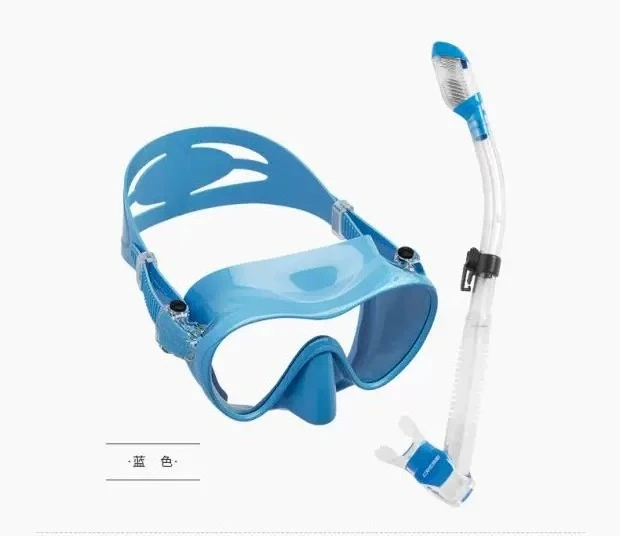Diving mask set, unisex deep diving snorkeling mask, dry snorkel