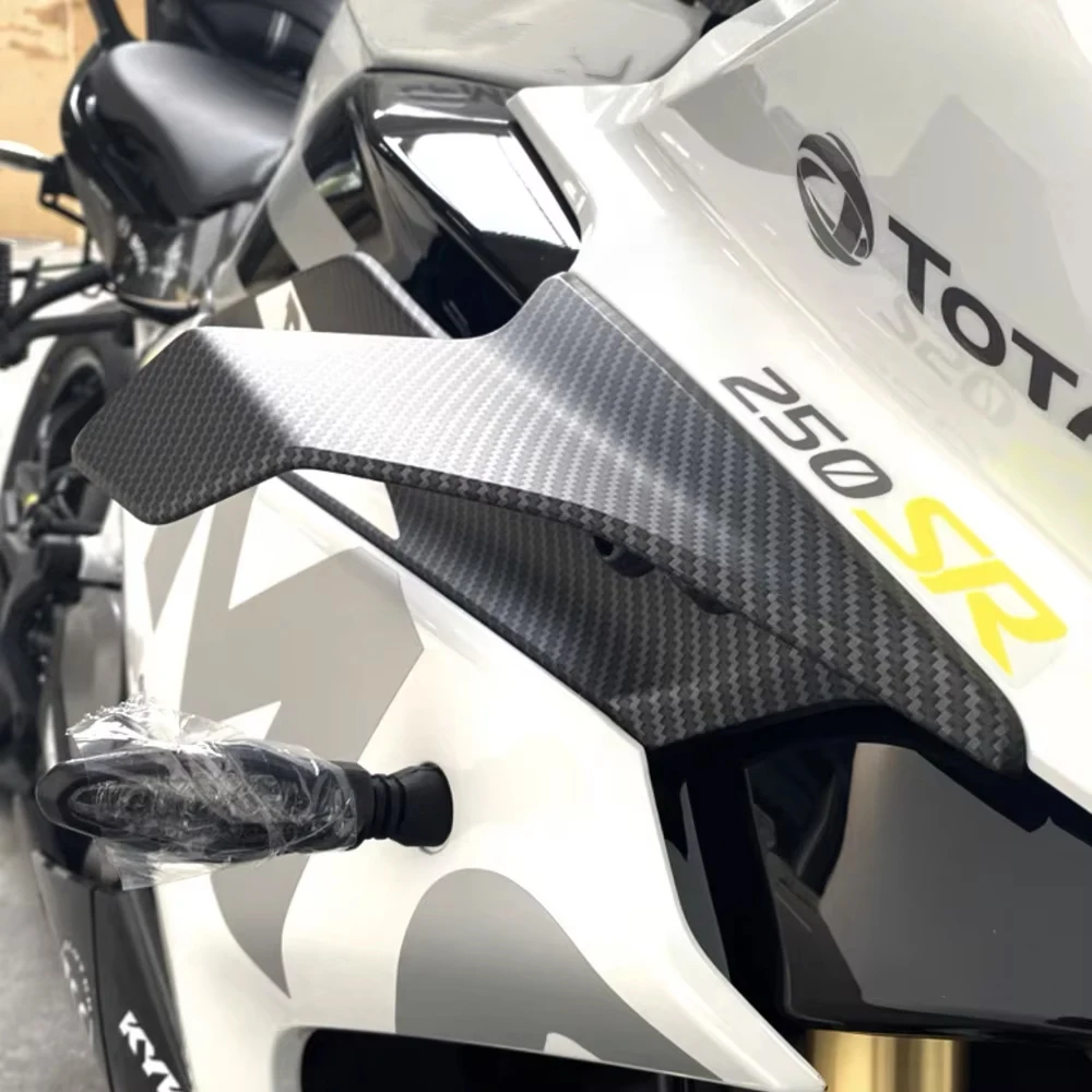 FOR CF CF250SR 250SR  MY22 Motorcycle Parts Side Downforce Naked Spoilers Fixed Winglet Fairing Wings Deflectors