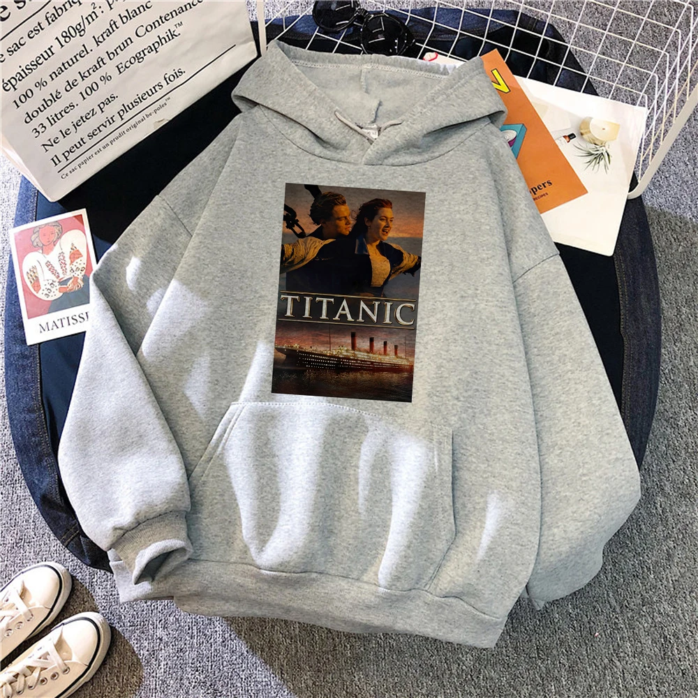 Titanic hoodies women funny harajuku sweat y2k gothic clothes hoddies women japanese pulls