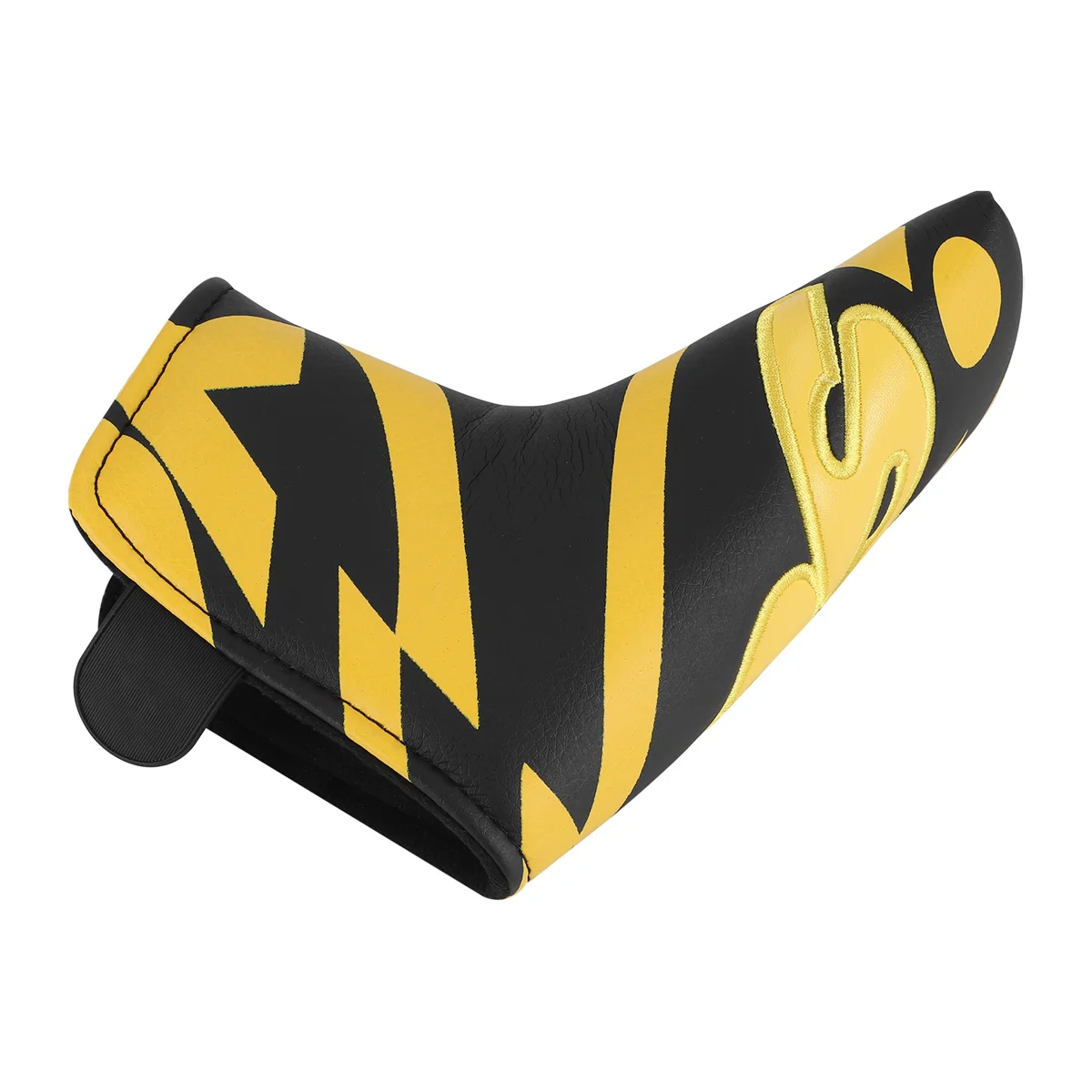 

Golf Club Blade Putter Cover Headcover with PU Leather Closure,Yes Printed Patterned Golf Accessories