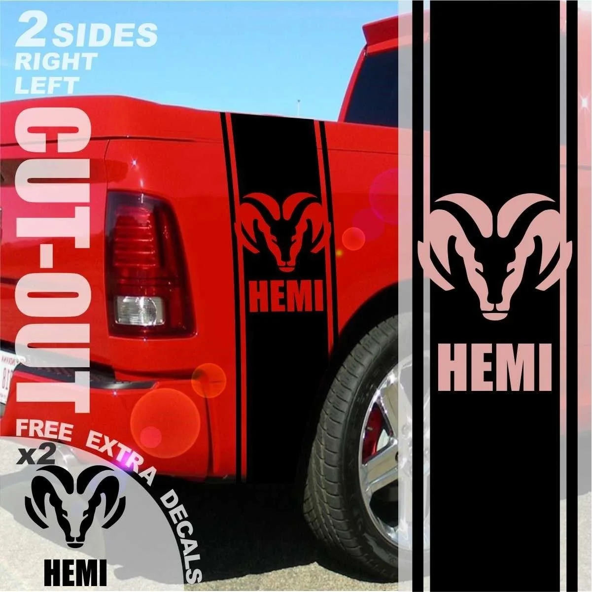 

Виниловые наклейки для грузовика 1500 2500 3500, хромированные наклейки 004B