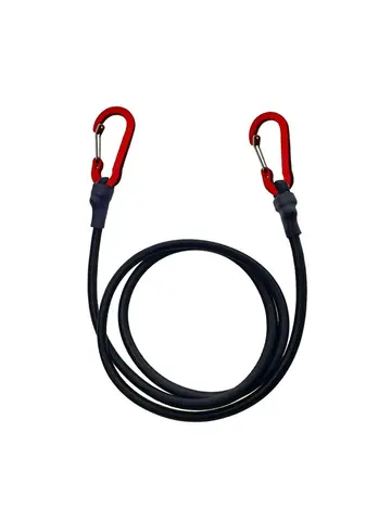 30-210cm 8mm cordas de embalagem ao ar livre elástico bungee cabos com ganchos vermelhos estiramento leve para bicicletas carro bagagem telhado rack cinta