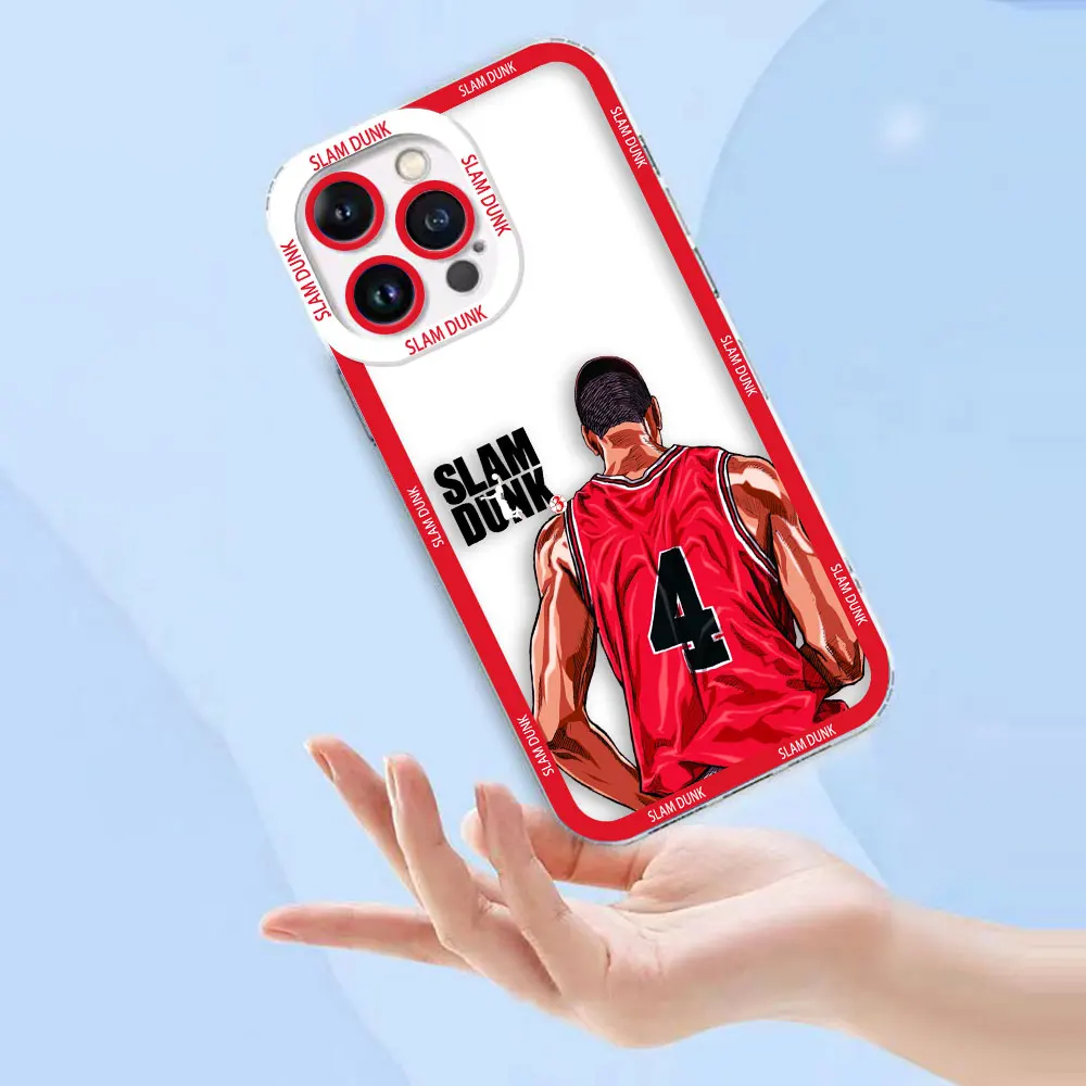 S-Slam D-Dunk Basket Cassa Del Telefono Trasparente Per OPPO RENO 14 14F 13 13F 12 12F 11 11F 10 8 8T 7 7Z 6Z 5 5F 2F 2Z FIND X3 caso