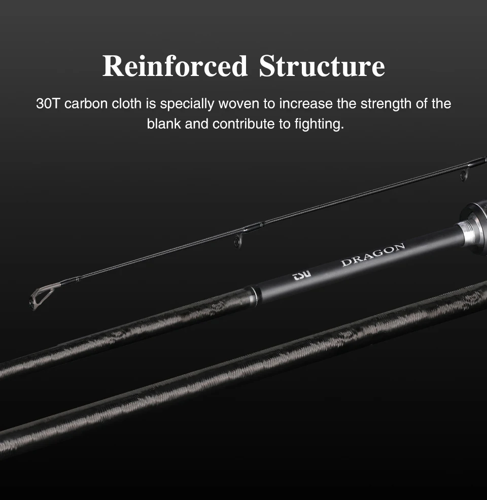 TSURINOYA Long Casting Model Shore Fishing Rod DRAGON 2.28m 2.44m ML M Fast Action FUJI Guide Spinning Rod For Seabass Saltwater