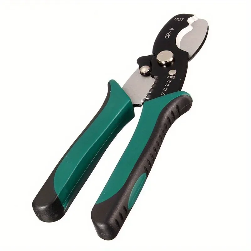 1Pc 8 Inch Wire Stripper Cable Cutting Scissor Stripping Pliers Cutter 1.6-4.0mm Hand Tools Ferramentas Herramientas HT2177