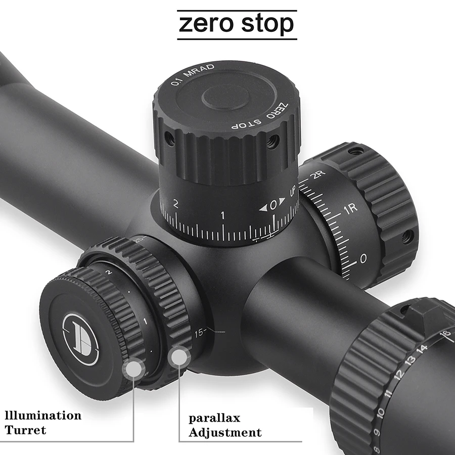 Imagem -05 - Descoberta Autenticidade Caça Rifle Scope Lhd 624x50sfir Ffp-z Ajuste Direto Frontal Separação Mrad