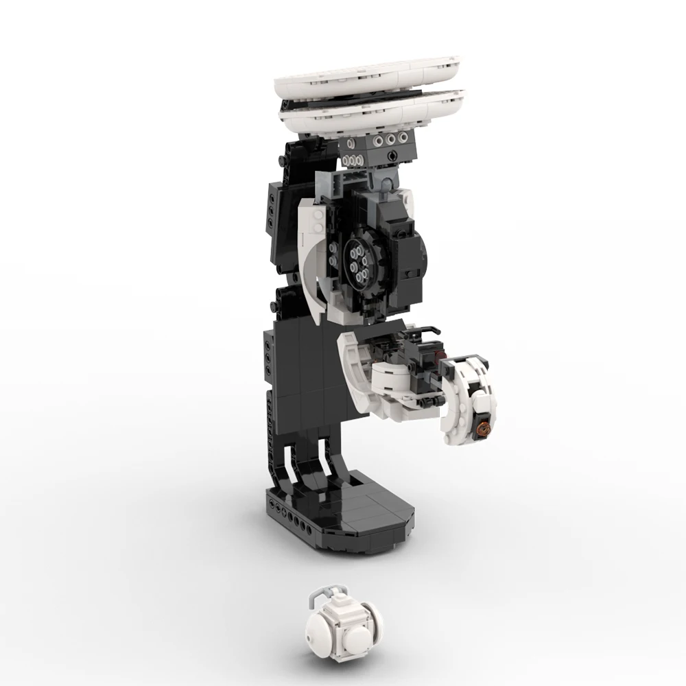 MOC GLaDOS AIロボット組み立てセット、科学テストチャンバーロボットモデルキット、ティーンエイジャーと大人へのクリエイティブな組み立てブロックギフト