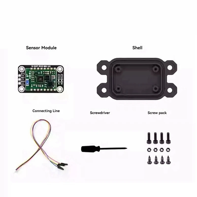 10-axis High-precision ROS IMU Inertial Navigation Sensor BLE 5.3 High-precision Accelerometer Gyroscope Magnetometer-TCES