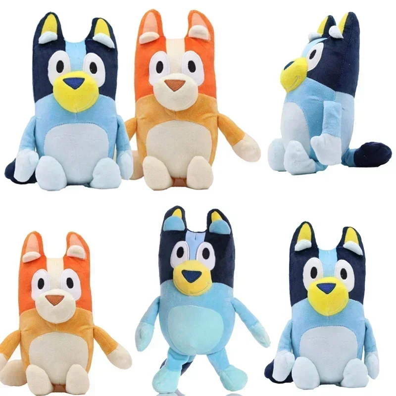 15cm 30cm Blueyed Dog Bingo Family Plush Toy Cartoon Dog Soft Stuffed Animals Dolls Birthday Christmas Gifts Family BlueY Bingo