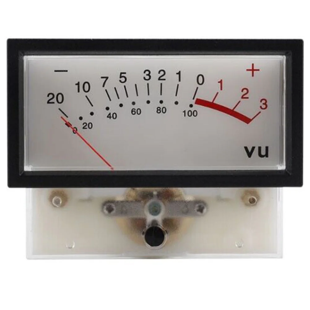 High Precision VU Level Meter with RGB Backlight  Stable Performance  Vertical Use  It's a Must Have Instrument