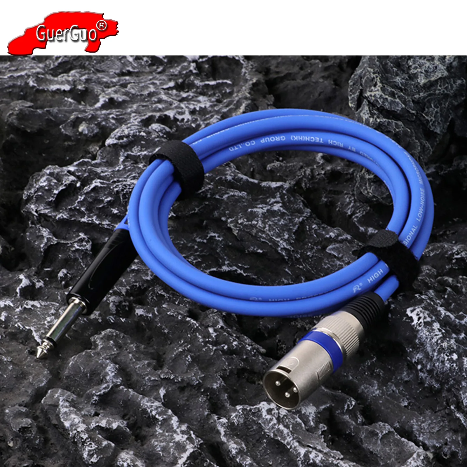 

XLR Cable,6.35mm 1/4" TS Mono Jack MIC Cord Quarter Inch to 3Pin XLR Male Unbalanced Interconnect Line for Speaker Guitar Amp