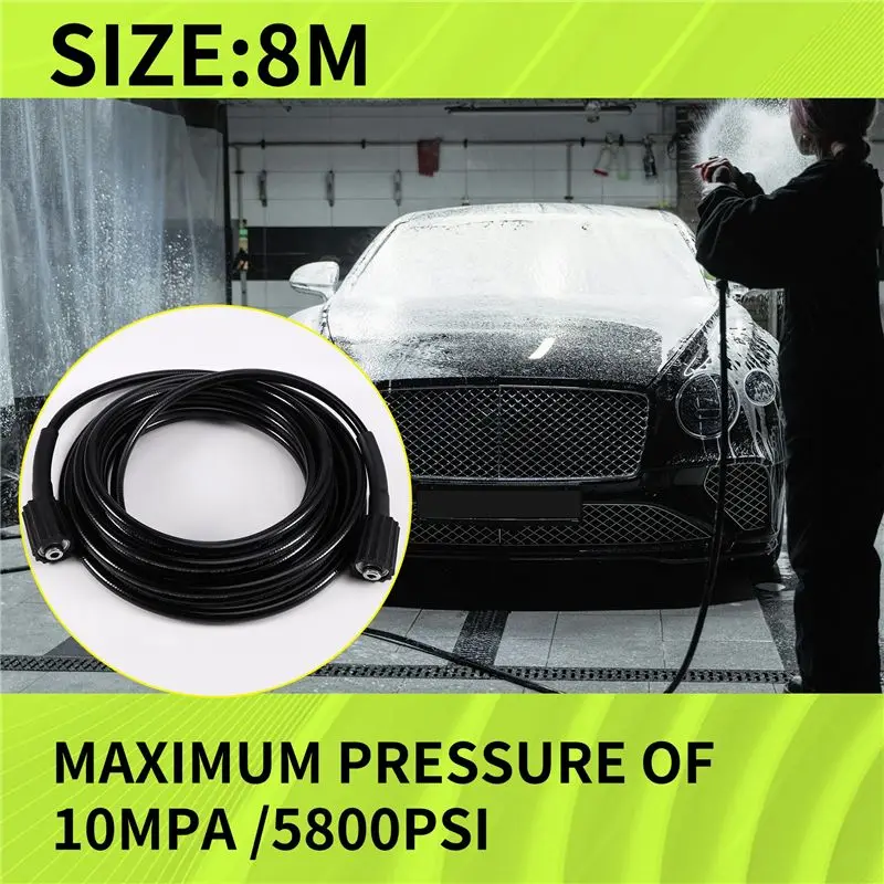 Pressure Washer Hose Quick Connector Hose And Extension Coupler For Swimming Pools Siding Washing Cars Floors