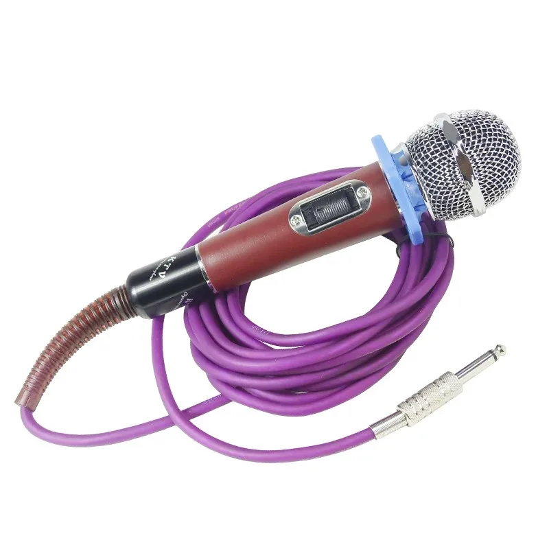 Stage Professional KTV Cable Microphone Cable Microphone KTV Special Home Karaoke DVD Karaoke Dynamic Microphone