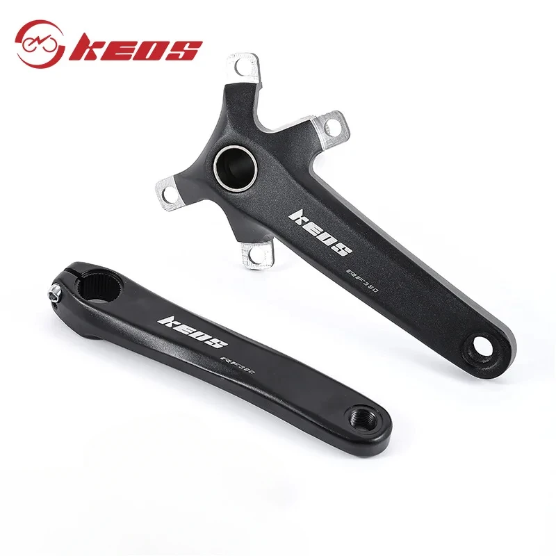 KEOS Highway crank high-strength aluminum alloy bicycle crank 165mm/170mm Left and right cranks