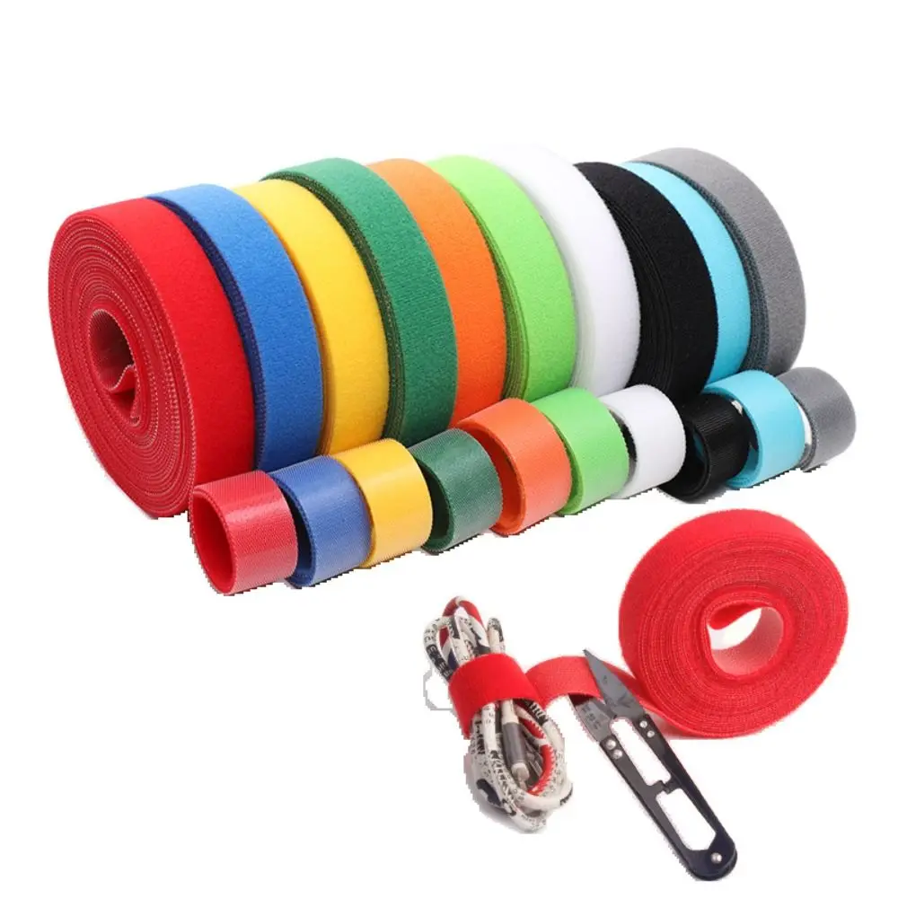 10M Storage Nylon Plant Tie Multifunctional Paste Reusable Plant Tape Adjustable Easy to Use Data Cable Straps Tie