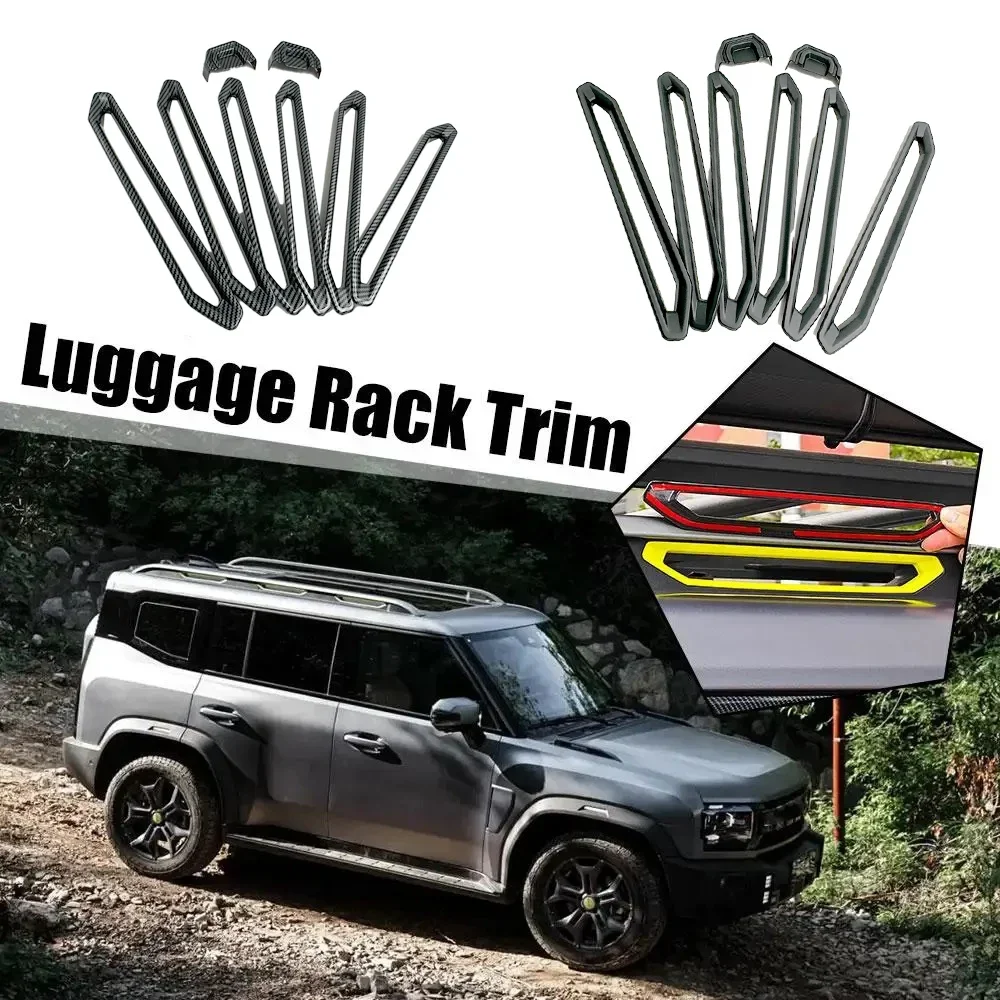 

8PCS For Chery Jetour Trave ller T2 Luggage Rack PatchCar Accessories Exterio Car Stickers Decorating Decal Automobiles Parts