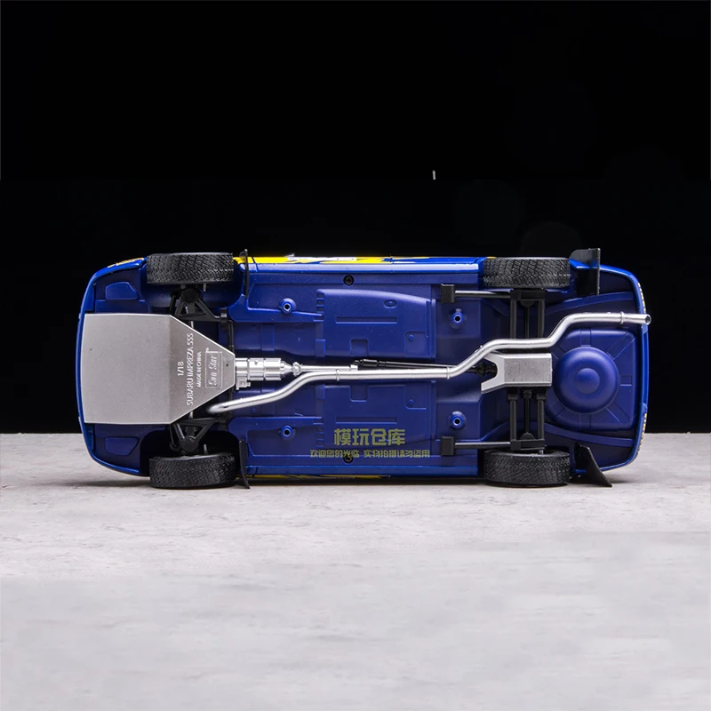 Diecast 1:18 Scale Subaru Impreza WRC Rally 1997 New Zealand Station Simulation Alloy Car Model Display Collectible Souvenir