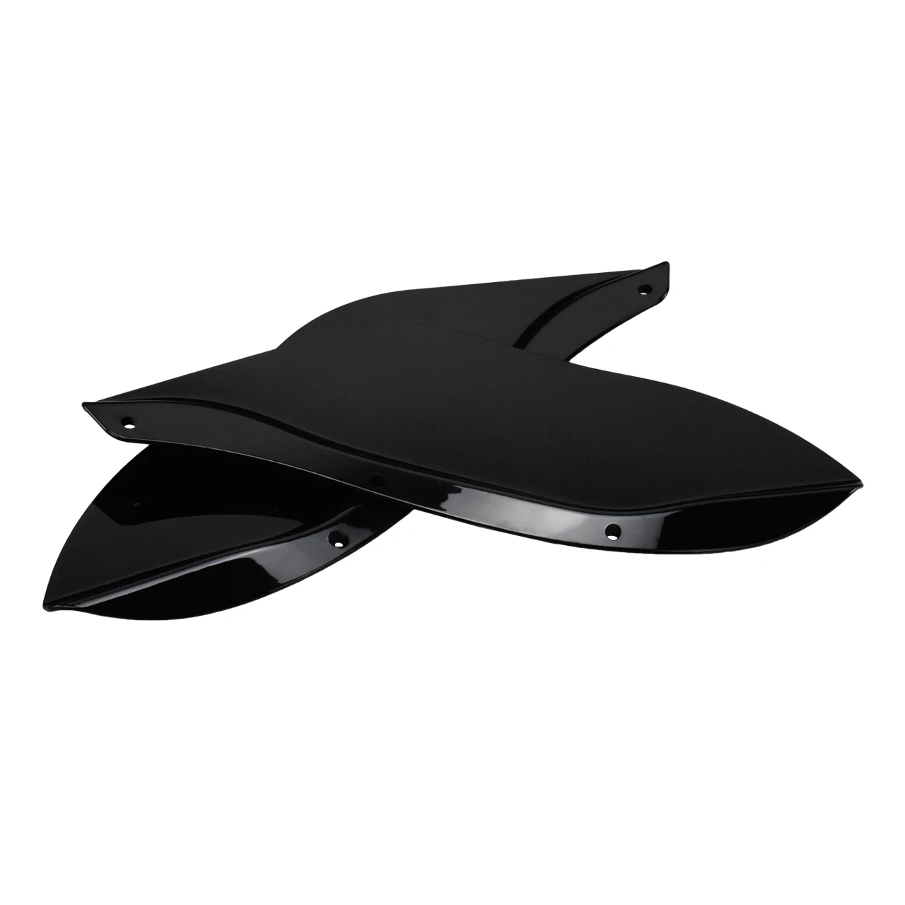 Motorcycle ABS Side Wing Windshield Air Deflector Upper Fairing Accent For Harley Touring Electra Street Glide FLHR 1996-2013