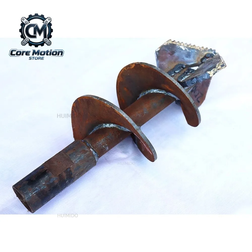 Earth-fetching trilobal alloy twist drill bit