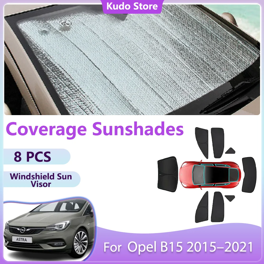 

Full Car Sun Shade Coverage Parasol Sunshades Shade for Opel B15 2015–2021 Rear Side Windows Car Windshield Sun Visor Curtain .