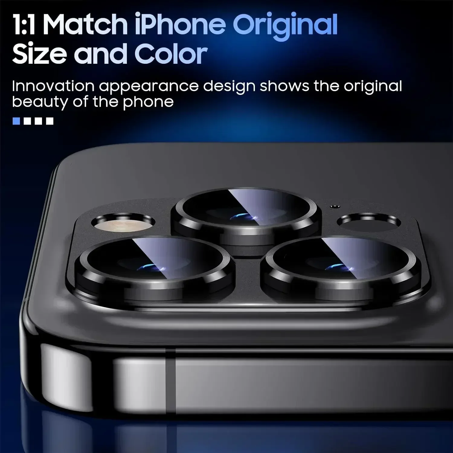 Titanium Black Metal Glass Camera Lens Screen Protector For iPhone 15 Pro Max 14 Plus 13 Protection Cover 15Pro 14Pro Accessory