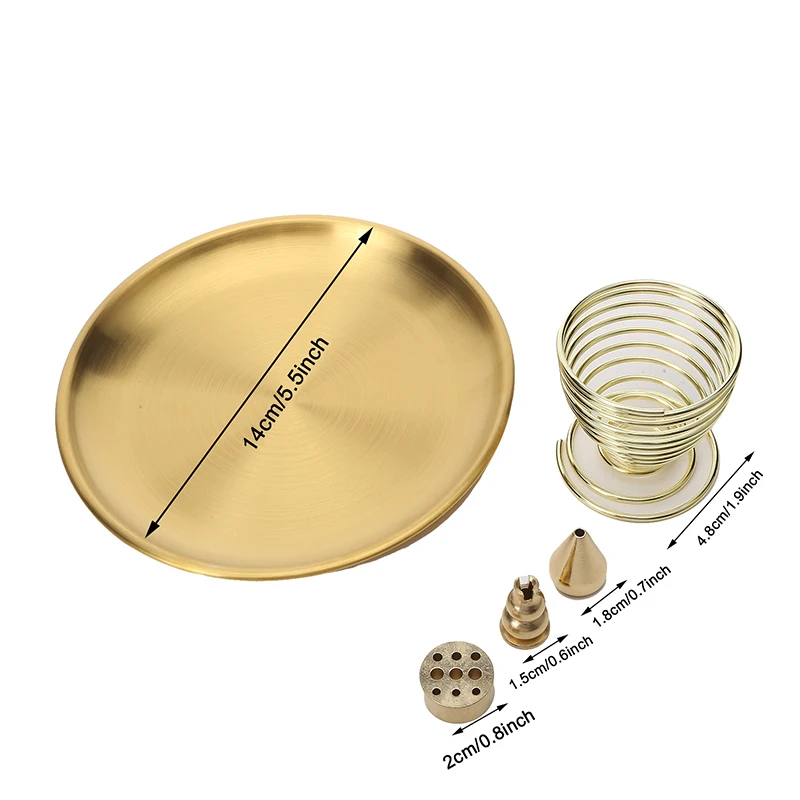 Neun-Loch-Räucher stäbchen Kürbis-Räucher stäbchen Mini-Messing-Räucher stäbchen Räucher stäbchen Räucher stäbchen Zubehör