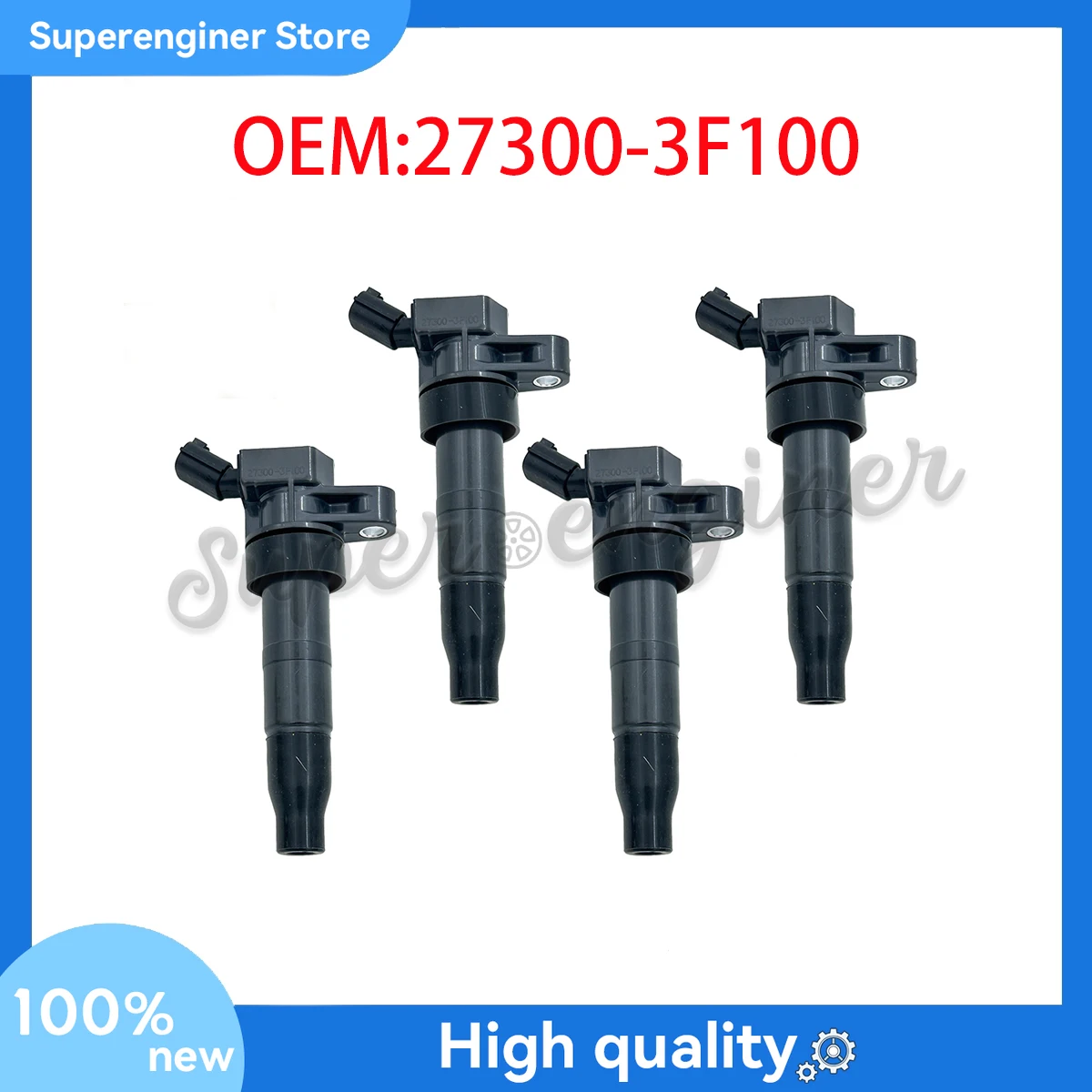 1-4Pcs 27300-3F100 Ignition Coil for hyundai Sonata Santa fe GENESIS COUPE Tucson IX35 for Kia Optima Sportage  273003F100