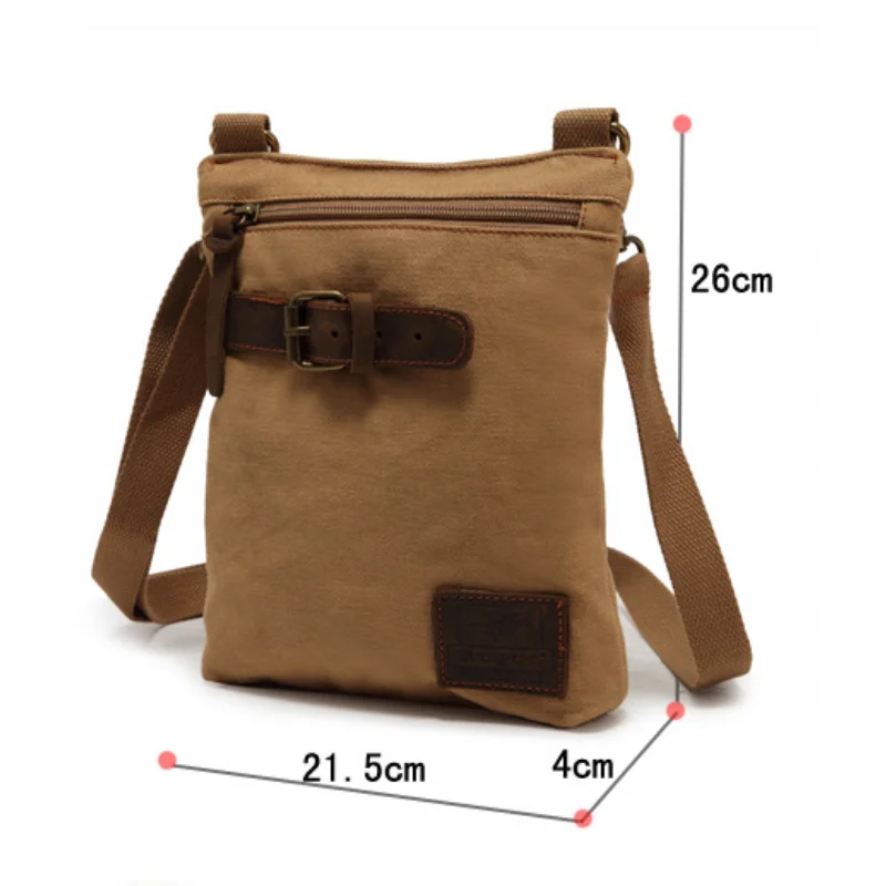 Duża pojemność płócienna torba wielofunkcyjna męska torba na ramię wysokiej jakości Unisex Portabel torba Crossbody