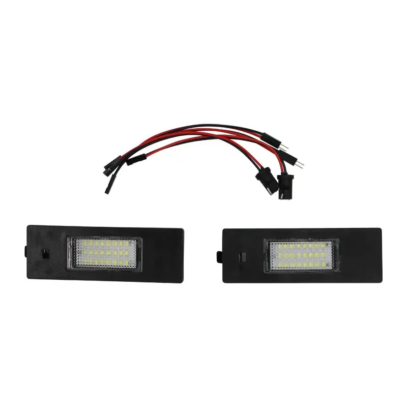 No Error LED License Number Plate Light 24 Leds Trunk Lamps For BMW E81 E87 E63 E64 E89 F20 F21 Z4 E85 E86 E89 Car Light Source