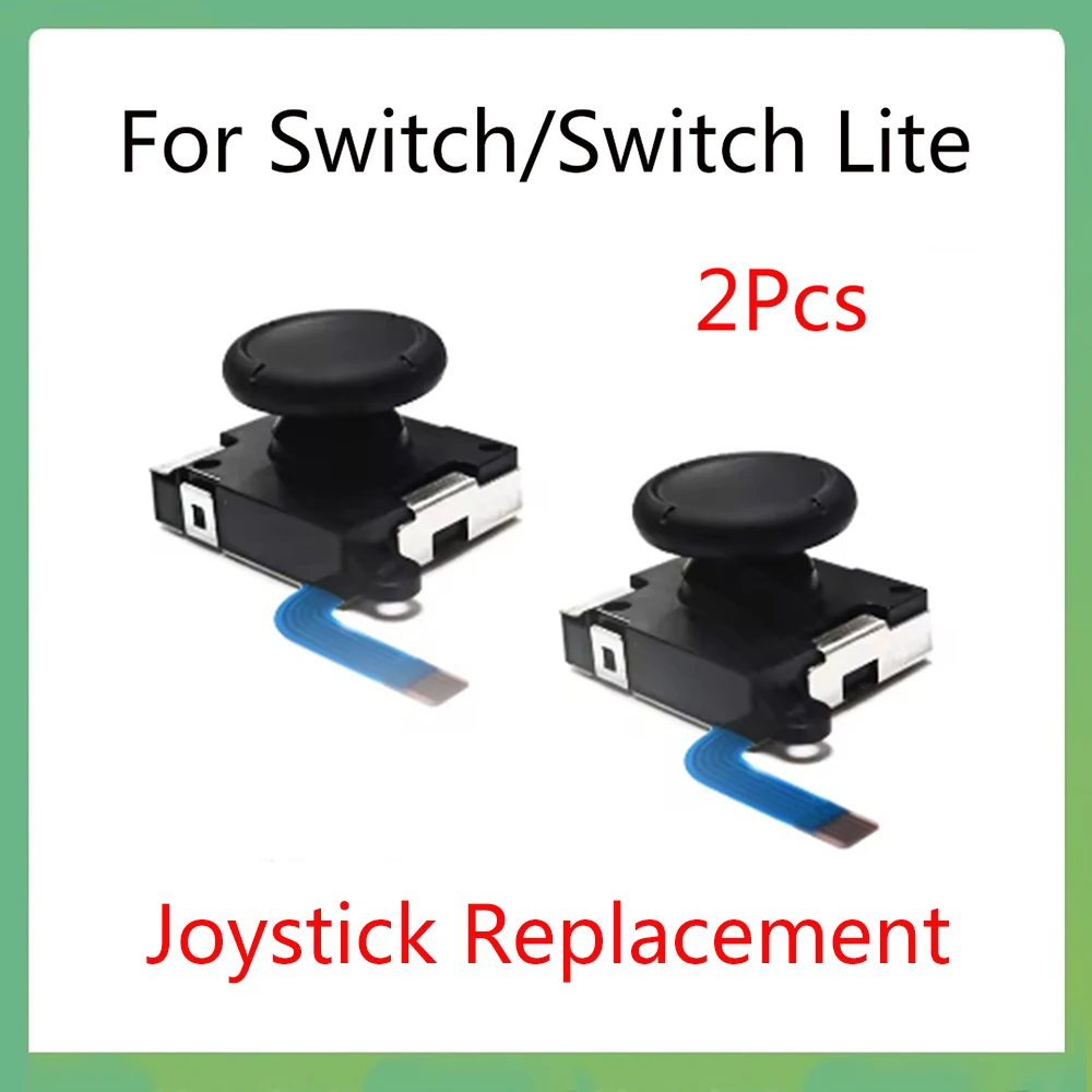 Joystick analógico 3D para Nintendo Switch Lite OLED JoyCon Thumb Stick efecto Hall sin controlador de Joystick de deriva, 2 uds.
