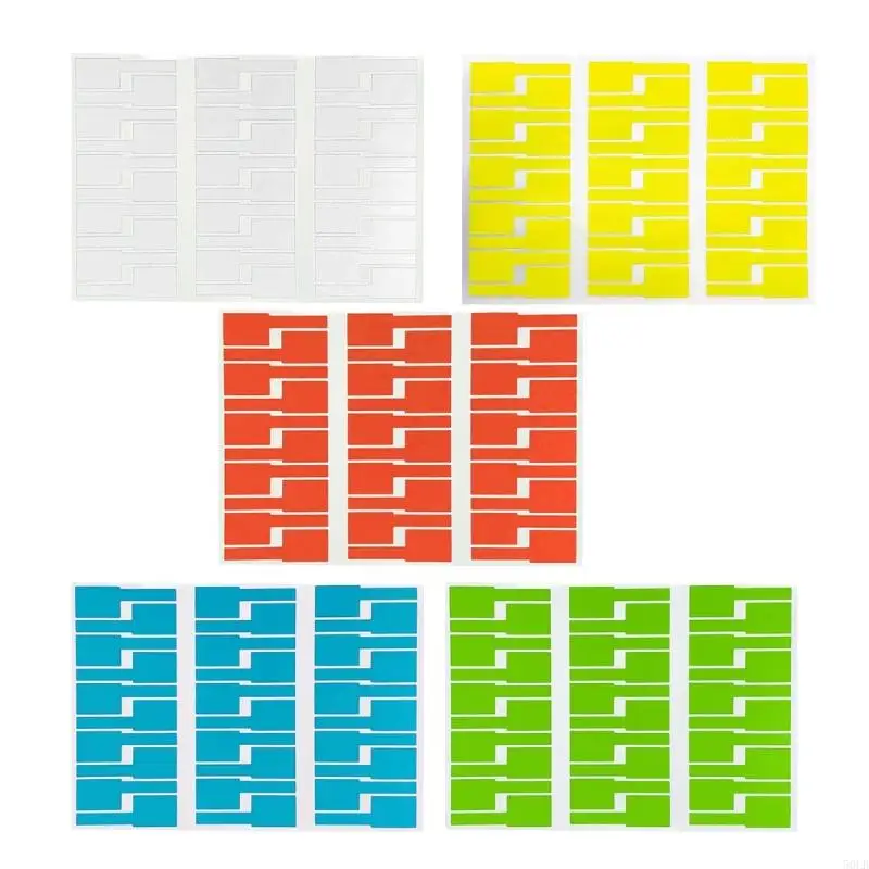50LB 30Pcs Self-Adhesive Cable Label Waterproof Identification Tags for Office School