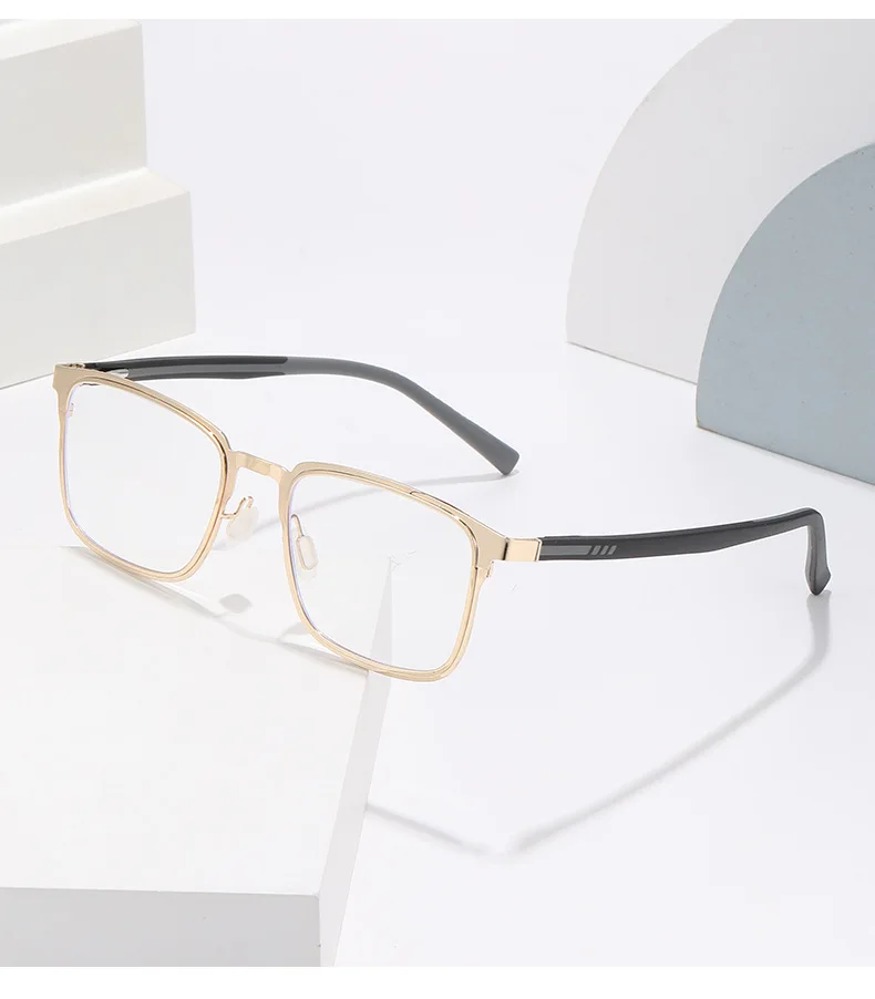 Photochrome Myopie-Brille, Business-Vollformat, modisch, ultraleicht, für Herren, quadratisch, Tr90-Tempel, Myopie-Brille 8405 – Detail 8