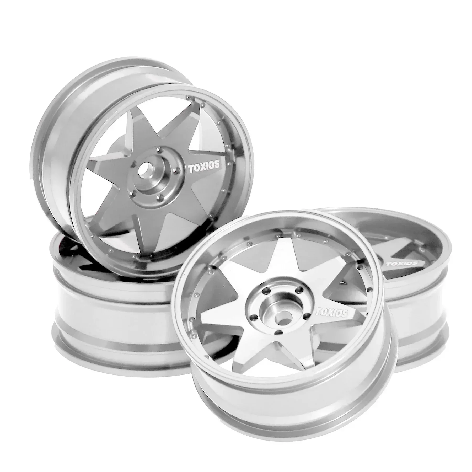 4pcs 52mm 1/10 RC On-Road Drift Racing Car Metal Wheel Rim Wheel Hubs for Tamiya XV01 TT01 Kyosho HSP HPI Sakura Trxs RedCat