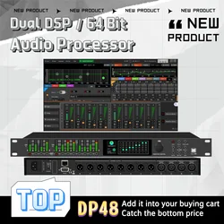 Drive Rack Dual Core DSP DP48 Professional Digital Audio Sound Processor 4In 8Out Pro Speaker Management System 32 Effect Backup