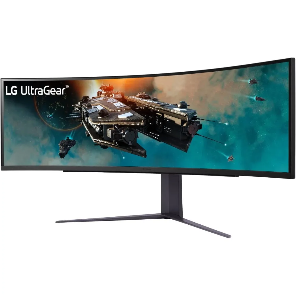 UltraGear-Monitor curvo para jogos, VESA DisplayHDR 1000, HDMI 2.1, Porta de exibição, 49 ", 5120x1440, 240Hz, 1ms, DQHD