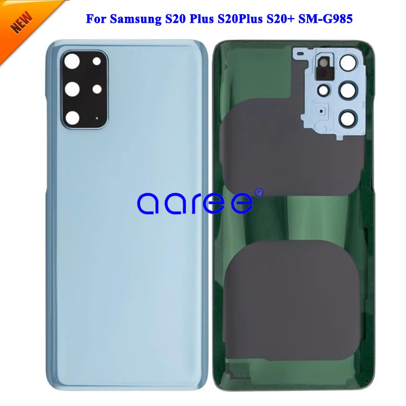 Grade AAA Back Glass With Camera Lens For Samsung S20 Plus Back Cover Back Housing Door With adhesive image 2