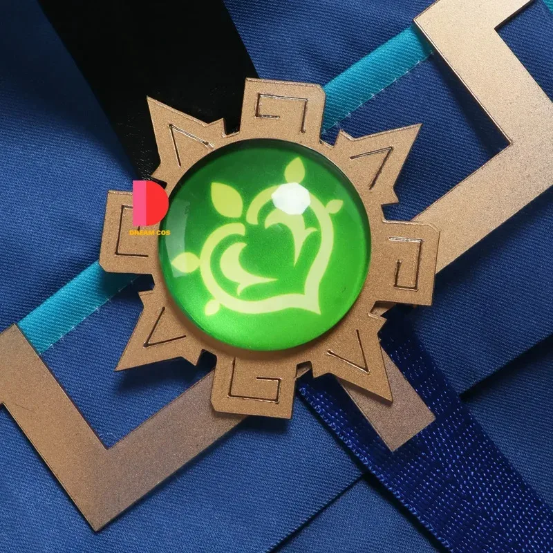 جينشين إمباكت كينيش شعر مستعار تأثيري حلي صيد النار موحدة القرط Huitztlan Natlan حفلة الهالوين الزي للنساء الرجال